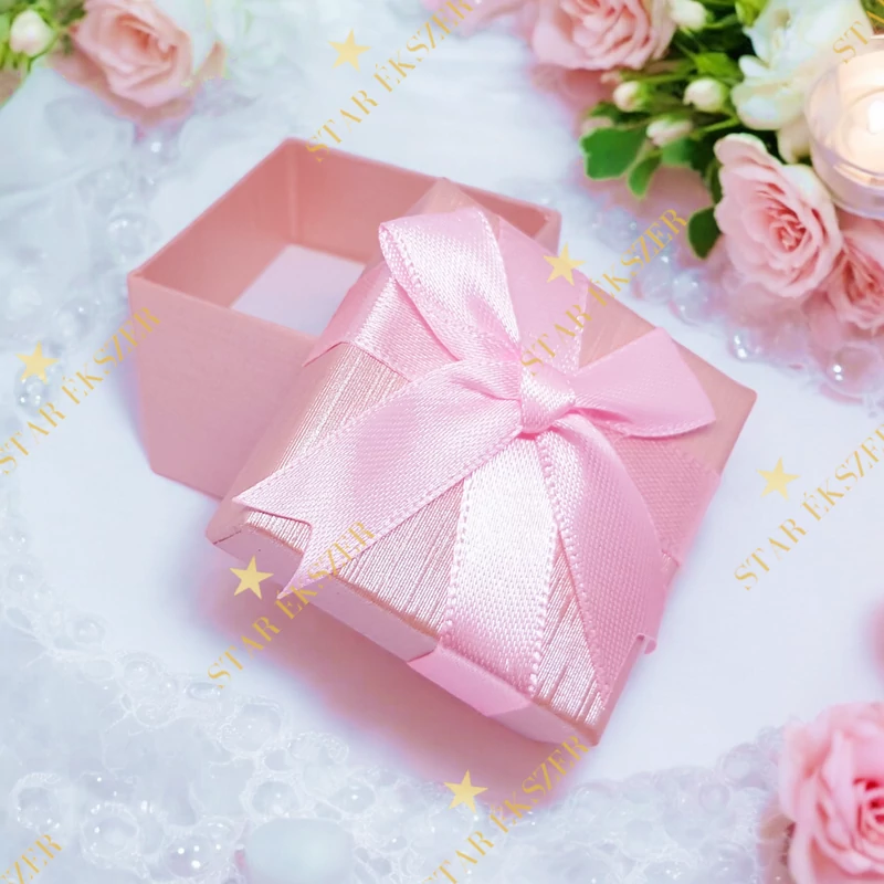 Masnis Díszdoboz gyűrűhöz rózsaszín