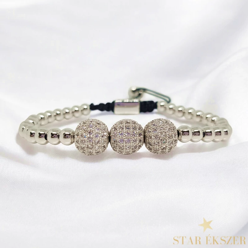 Shamballa White Gyöngykarkötő