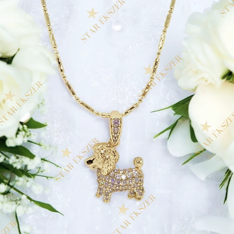 Kutyus 14K Gold Filled antiallergén nyaklánc 45cm