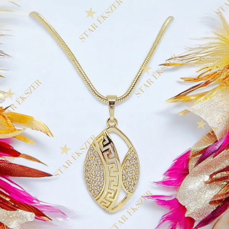 Flen 14K Gold Filled antiallergén görög nyaklánc 50cm