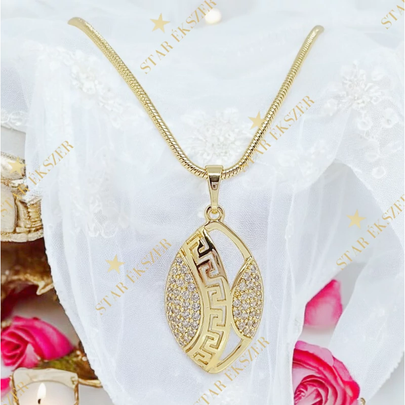Flen 14K Gold Filled antiallergén görög nyaklánc 50cm