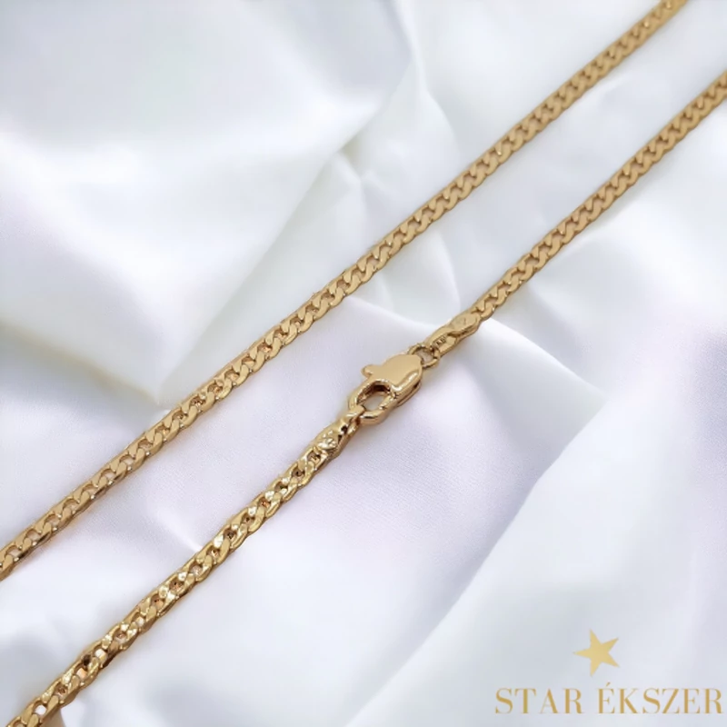 Hagyományos Gold Filled antiallergén szemes Nyaklánc 50cm