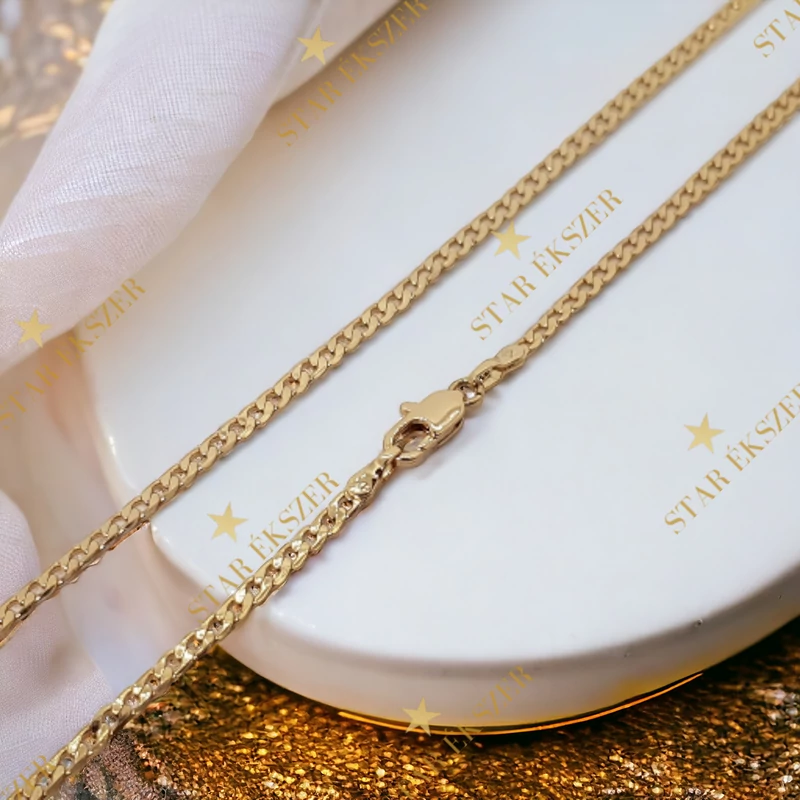 Hagyományos Gold Filled antiallergén szemes Nyaklánc 50cm