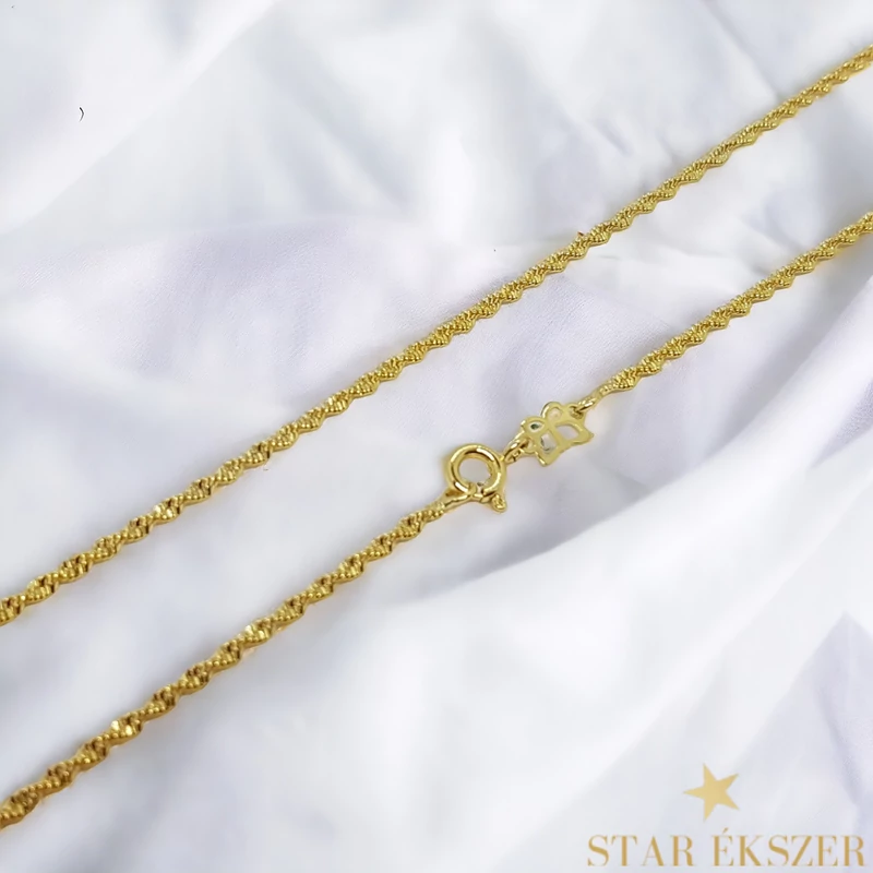 Sodrott 14K Gold Filled antiallergén Nyaklánc 45cm