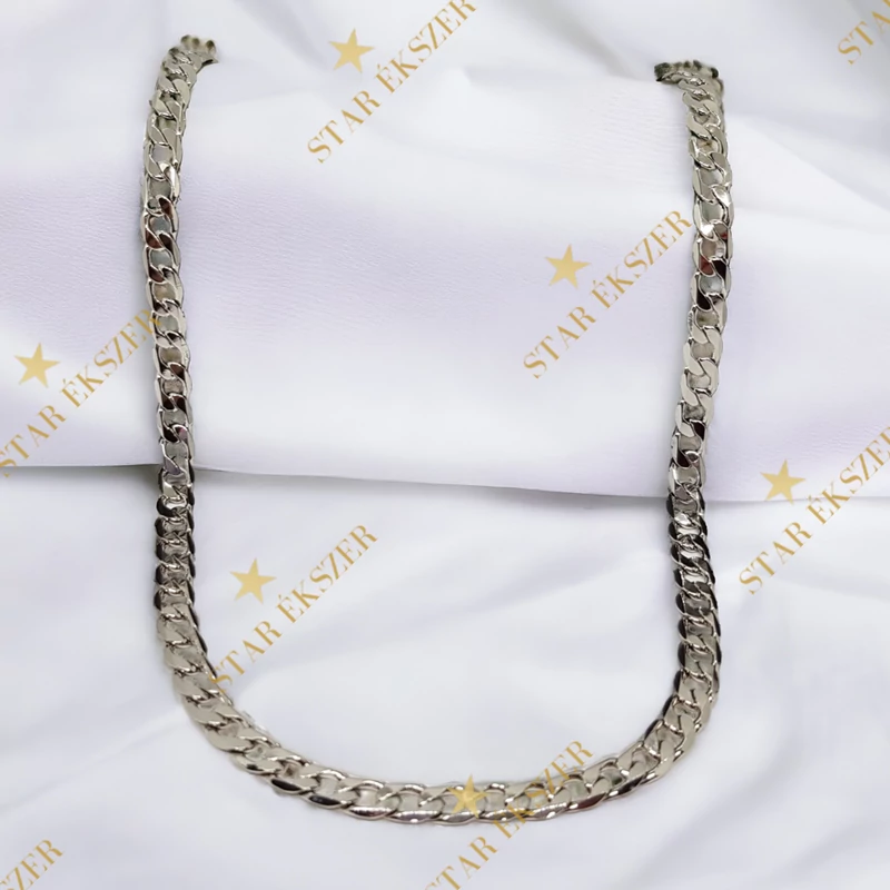 Hagyományos White Gold Filled antiallergén Nyaklánc 60cm