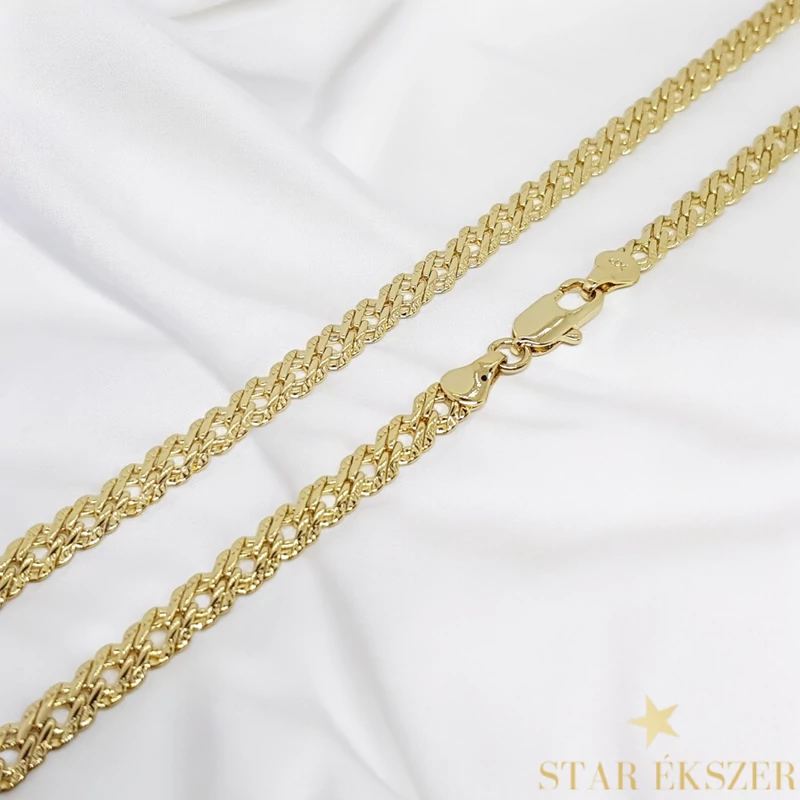 Halszálkás 14K Gold Filled antiallergén nyakék 60cm/6mm
