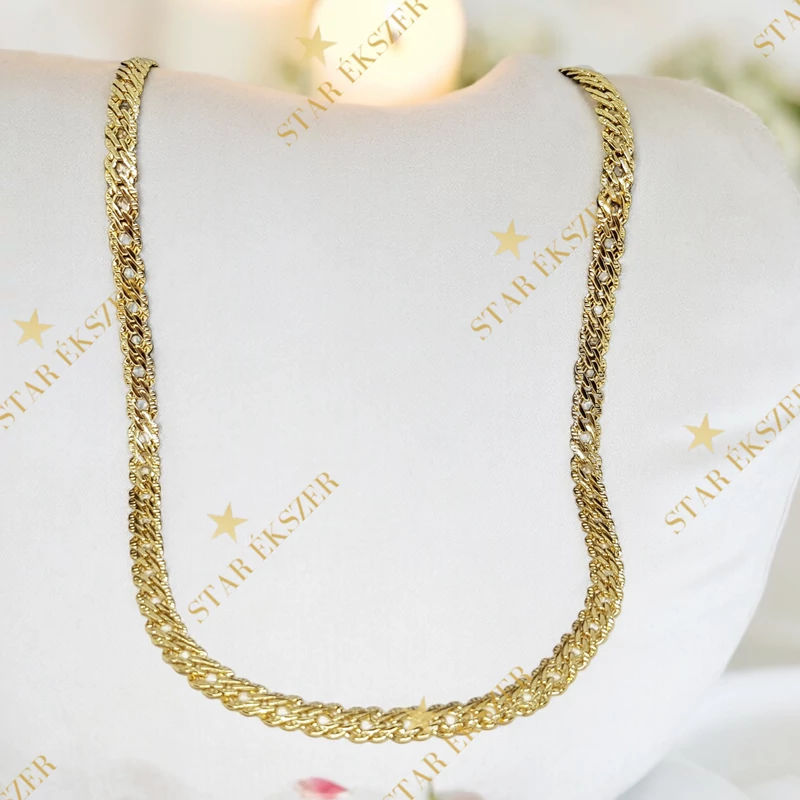 Halszálkás 14K Gold Filled antiallergén nyakék 60cm/6mm