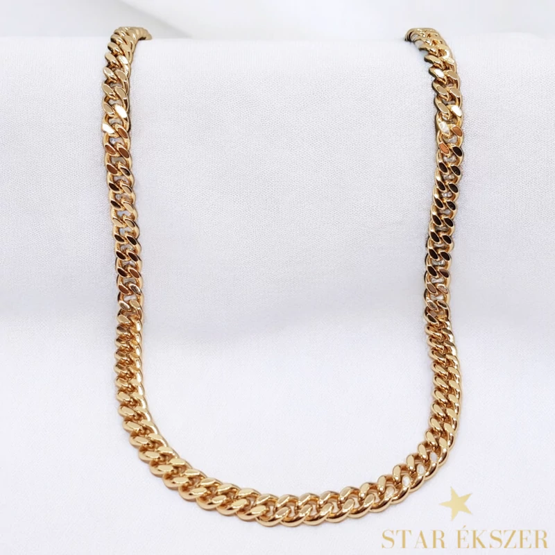 Elenor 18K antiallergén Nyakék 50cm