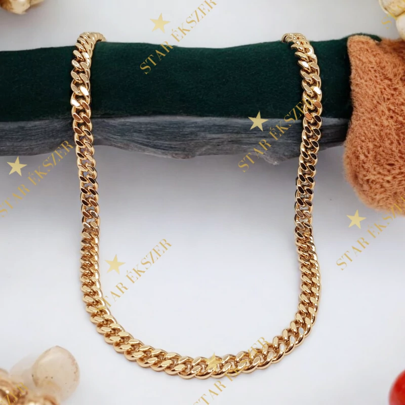 Elenor 18K antiallergén Nyakék 50cm