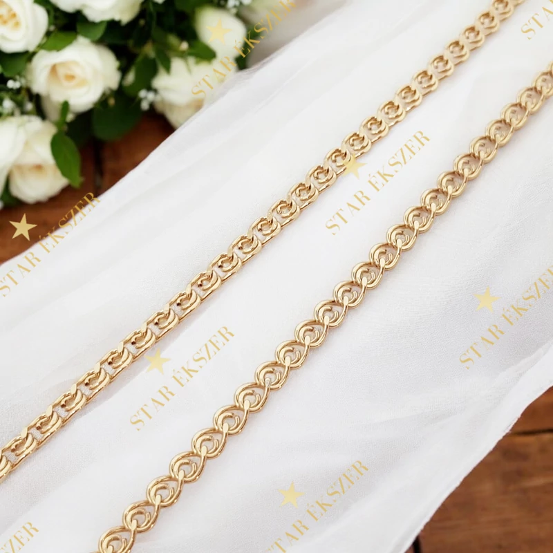 Rózsalánc Gold Filled antiallergén nyaklánc 50cm