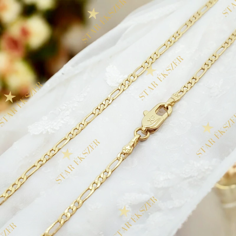 Figaro 14K Gold Filled antiallergén vékony Nyaklánc 45cm