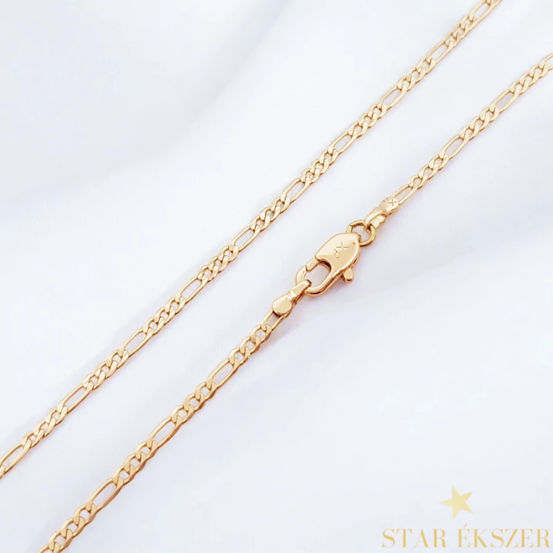 Figaro 18K Gold Filled antiallergén férfi nyaklánc 50cm
