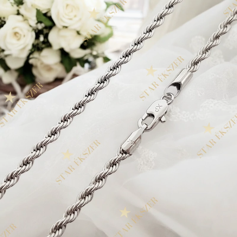 Berta White Gold Filled antiallergén nyaklánc 60cm