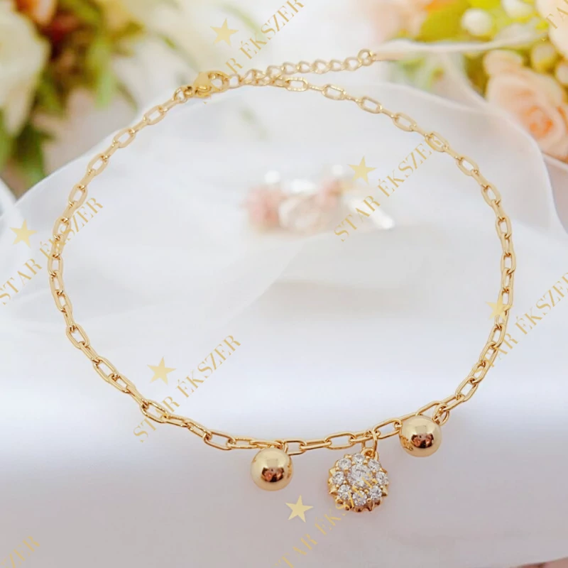 Olivia 18K G.F. antiallergén bokalánc 23-26cm