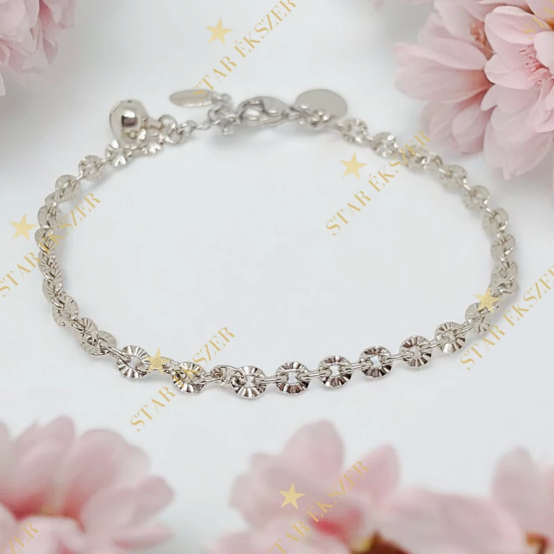 Krizia White G.F. Antiallergén kislány Bokalánc 20cm