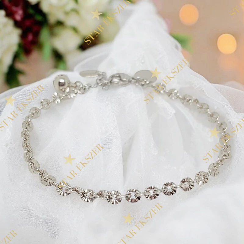 Krizia White G.F. Antiallergén kislány Bokalánc 20cm