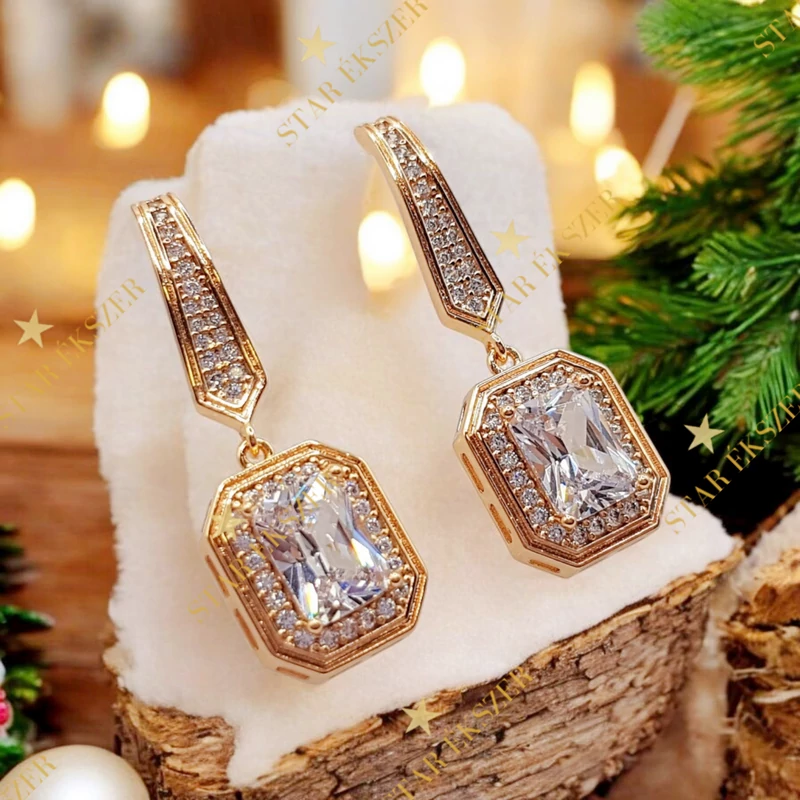 Lenia 18K antiallergén fülbevaló