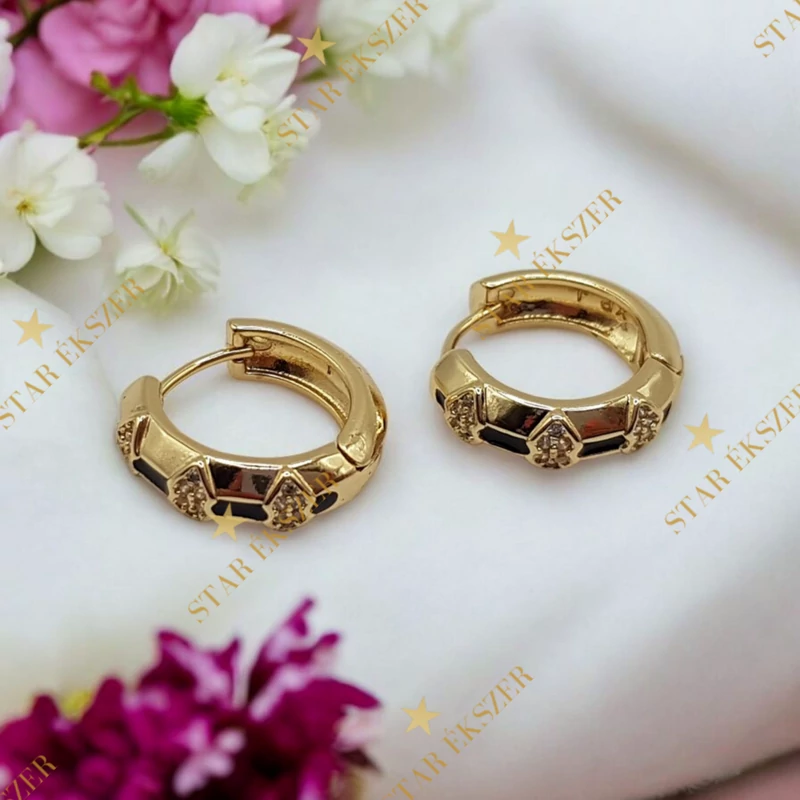 Sheppa 14K antiallergén fülbevaló