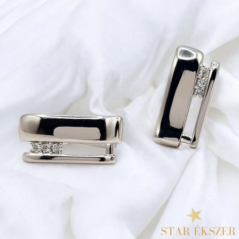 Sierra White antiallergén fülbevaló