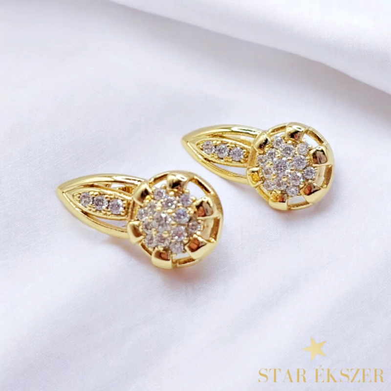 Viora 14K antiallergén fülbevaló