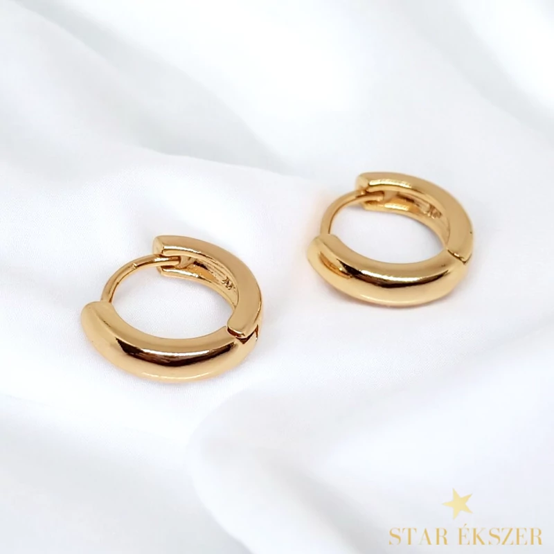 Jaca 18K antiallergén kislány vagy fiú mini karika fülbevaló normál