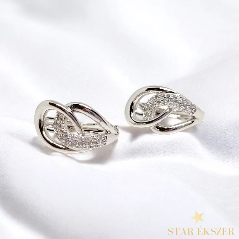 Lucca White antiallergén fülbevaló