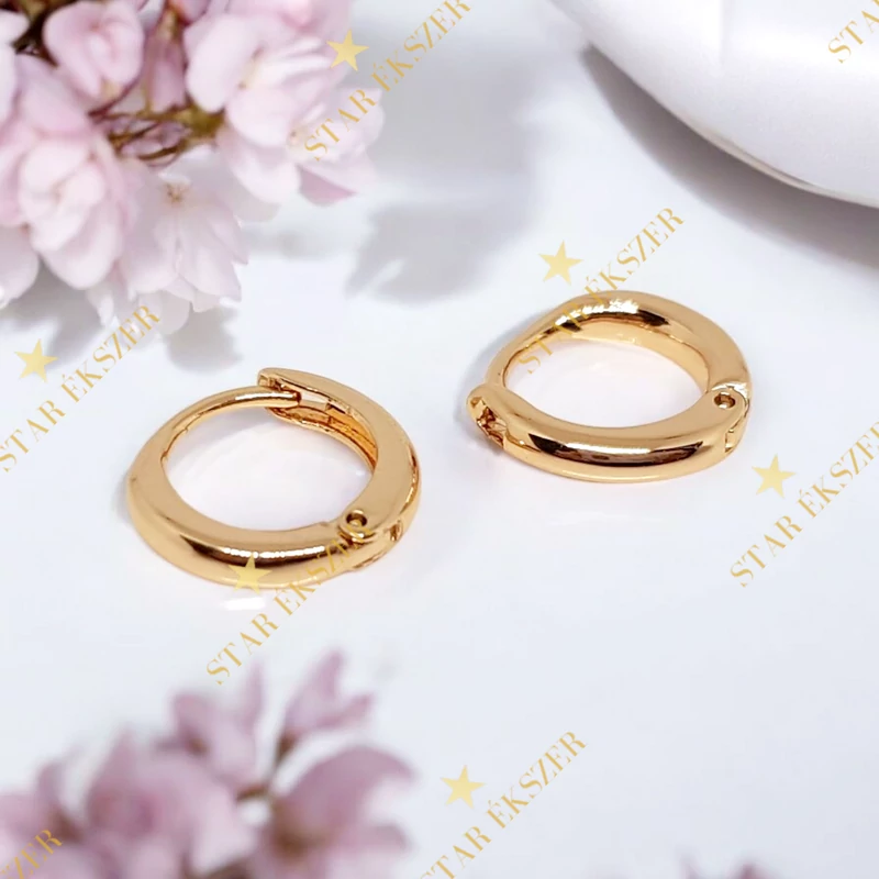 Jaca 18K antiallergén kislány vagy fiú mini karika fülbevaló vékony