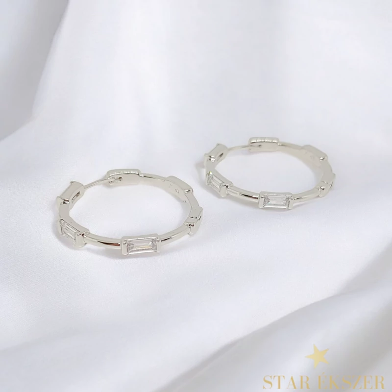 Erika White GF. antiallergén karika fülbevaló 3cm