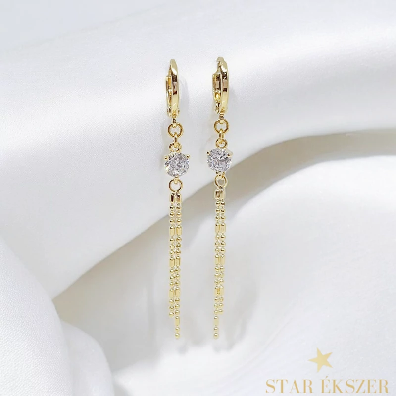 Leticia 14K GF. antiallergén fülbevaló