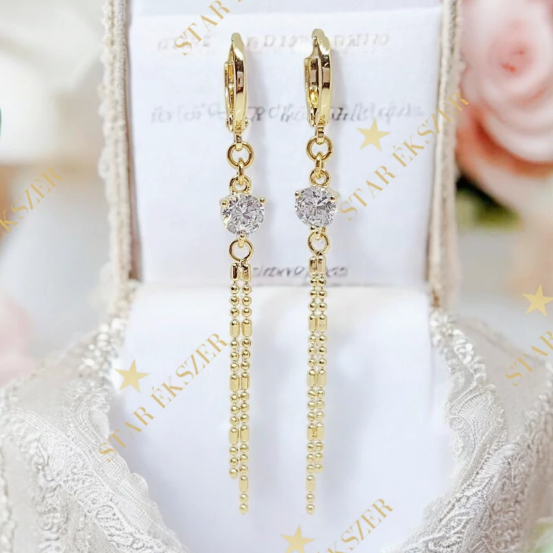 Leticia 14K GF. antiallergén fülbevaló