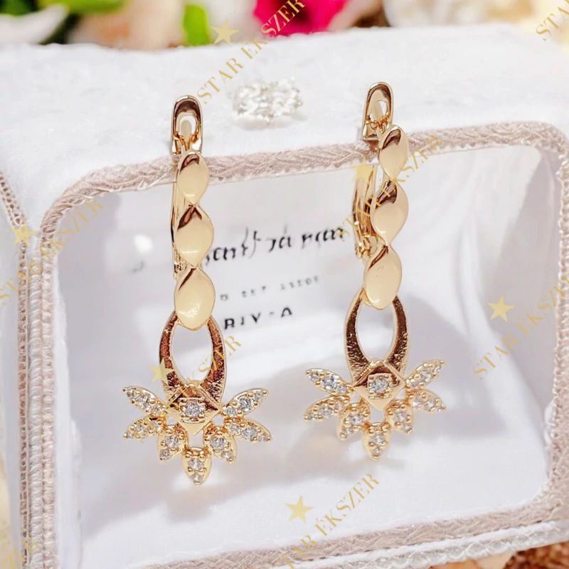 Michala 18K GF. antiallergén fülbevaló