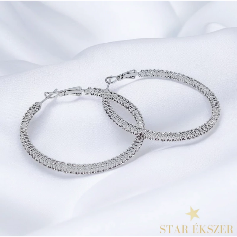 Ellie White GF. antiallergén karika fülbevaló 4,5cm