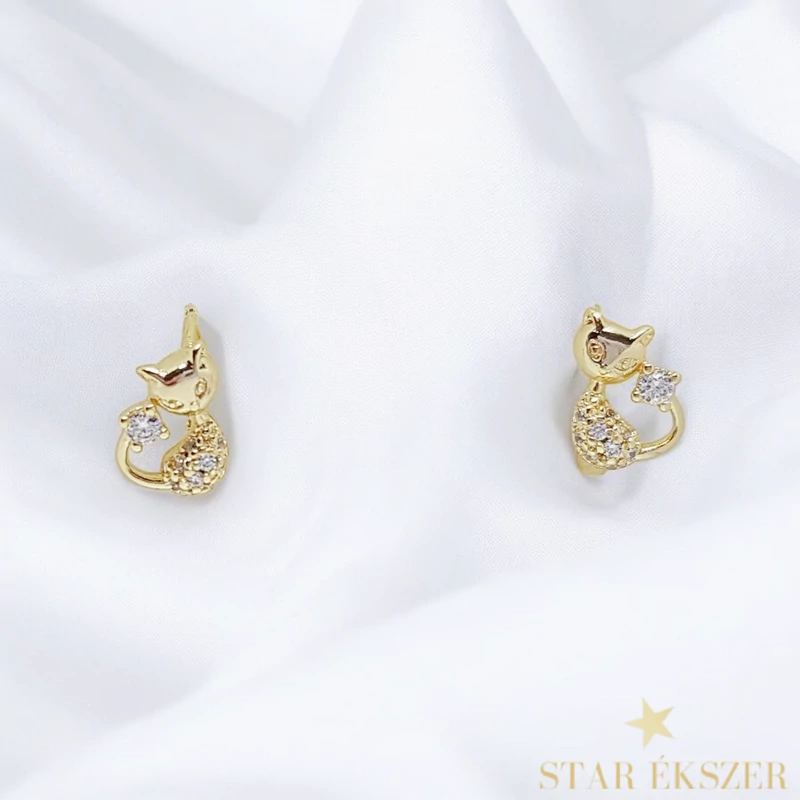 Serenity 14K GF. antiallergén cicalány fülbevaló 