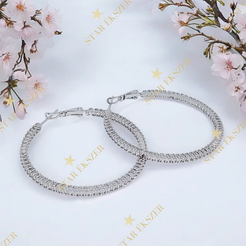 Ellie White GF. antiallergén karika fülbevaló 4,5cm