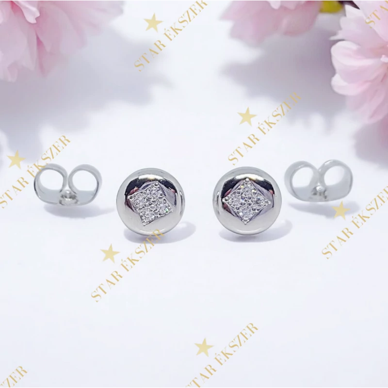 Bella White GF. antiallergén fülbevaló 