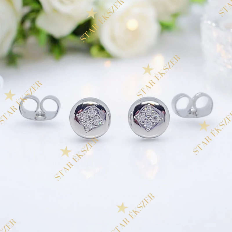 Bella White GF. antiallergén fülbevaló 