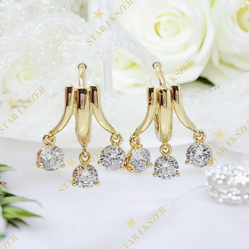 Mandal 14K G.F. antiallergén fülbevaló