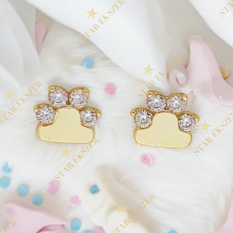 Tappancs 14K GF. antiallergén fülbevaló 