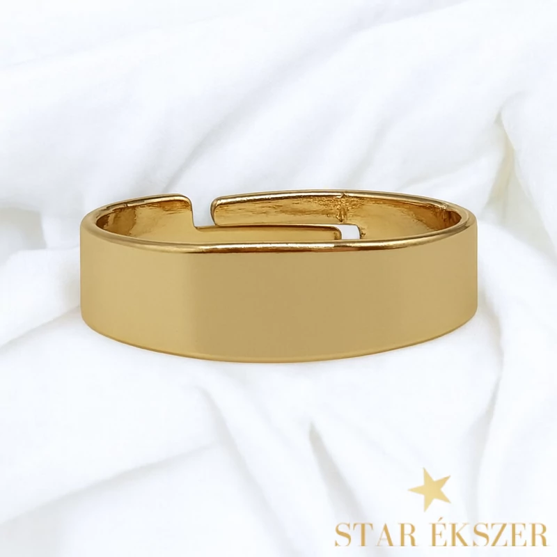 Juba 14K antiallergén gyűrű állítható méret