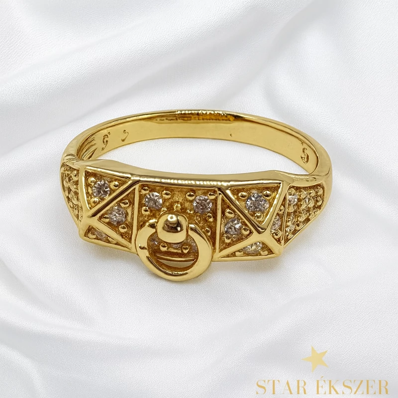 Luxor 14K antiallergén gyűrű 52-es