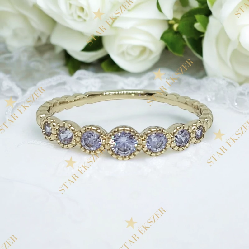 Bazel 14K GF. antiallergén gyűrű 54-es