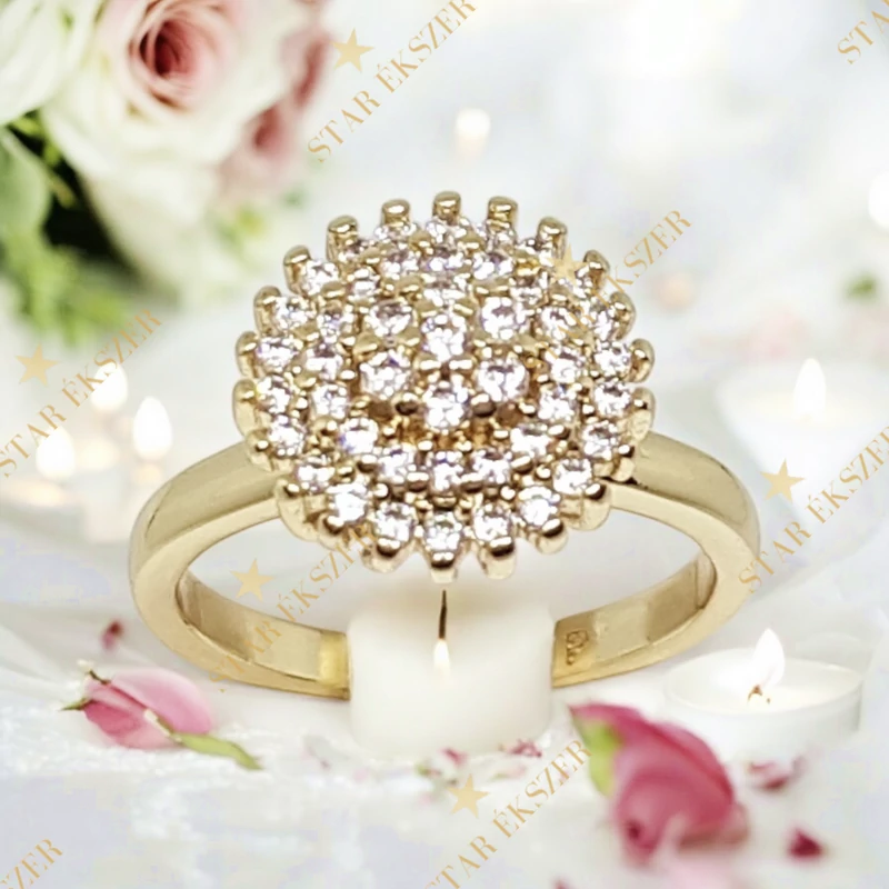 Melitta 14K GF. antiallergén gyűrű 52-es