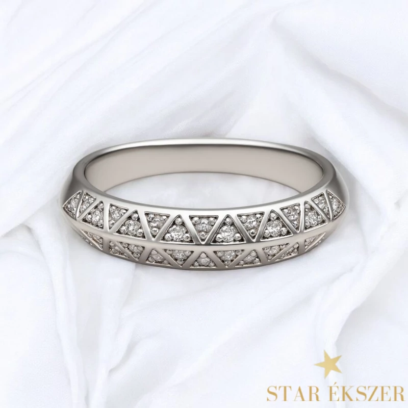 Lymera White antiallergén gyűrű 54-es