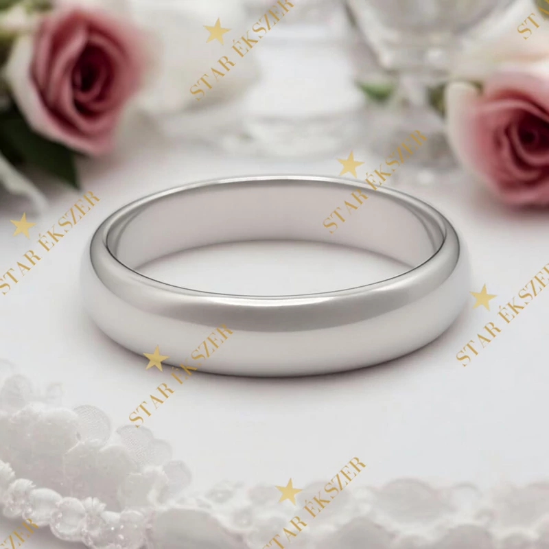 Arion White hagyományos antiallergén karika gyűrű 52-es