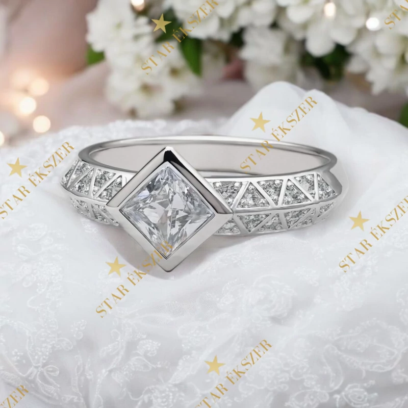 Arlena White antiallergén gyűrű 52-es