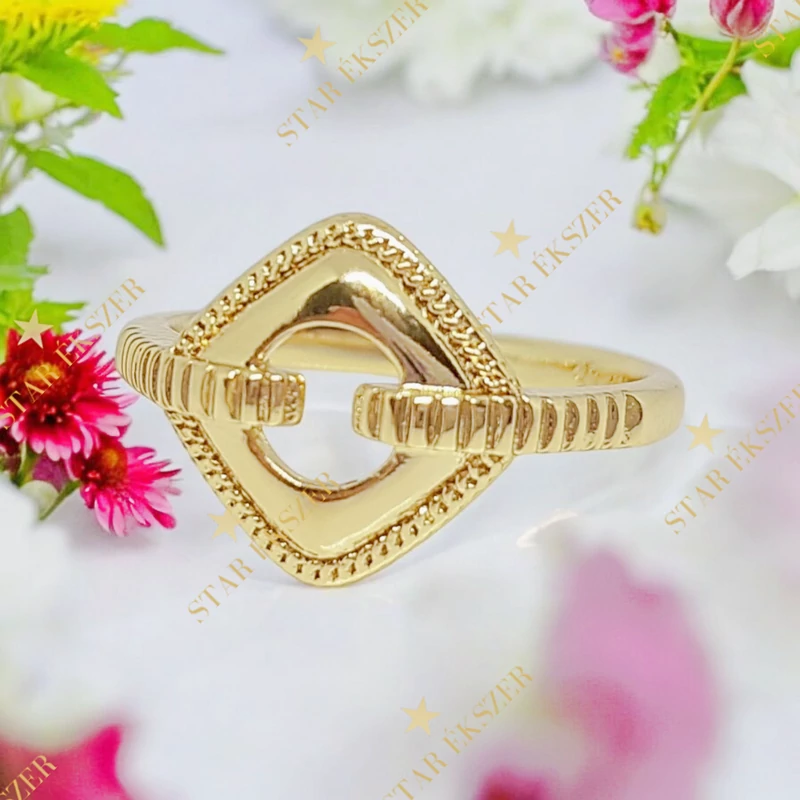 Zora 14K antiallergén gyűrű 54-es méret