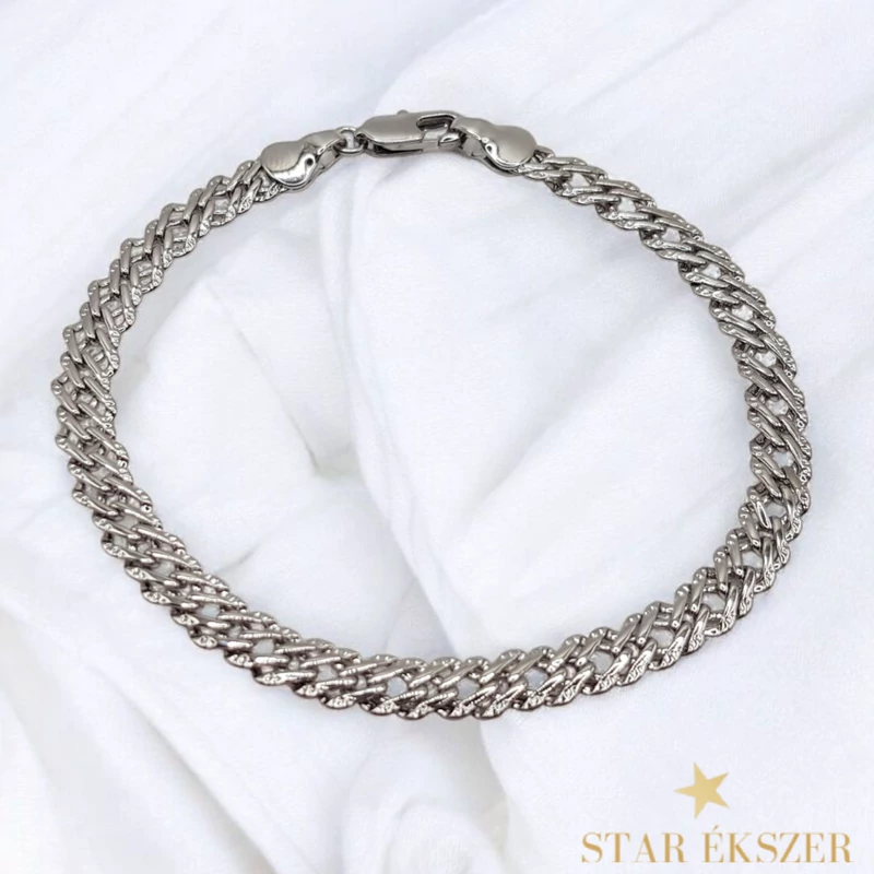 Halszálkás White antiallergén karkötő 19cm