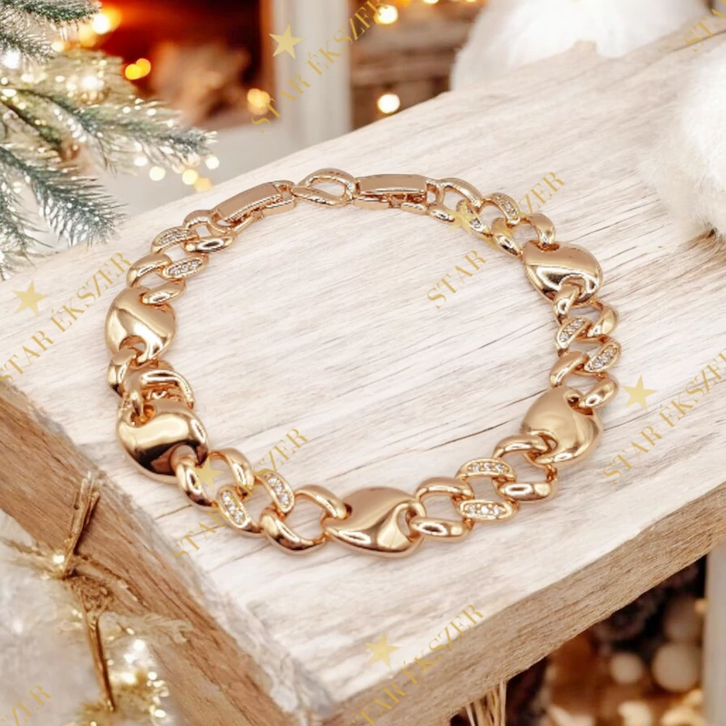 Tairi 18K antiallergén karkötő 17/19cm