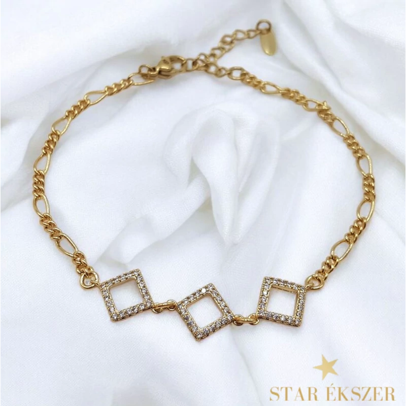 Tangier 14K antiallergén karkötő 19+3cm