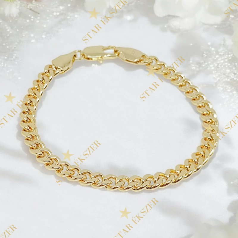 Vilma 14k GF. antiallergén karkötő 18cm